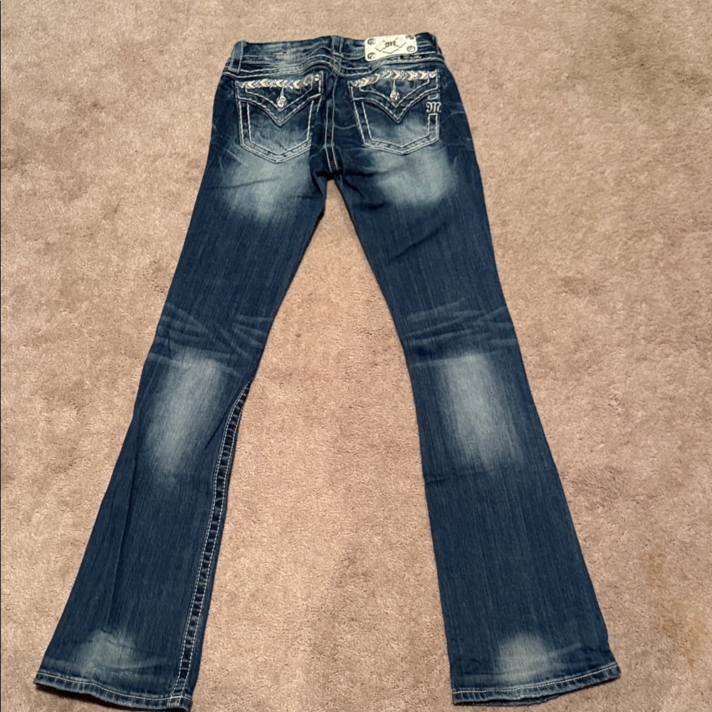 Miss Me Dark Blue Flare Jeans